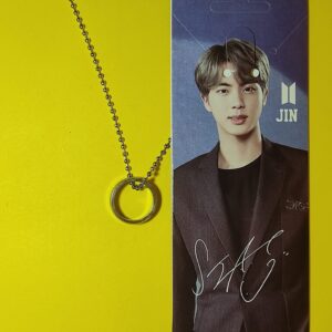 گردنبند اعضای BTS - جین Jin - طرح ۰۴
